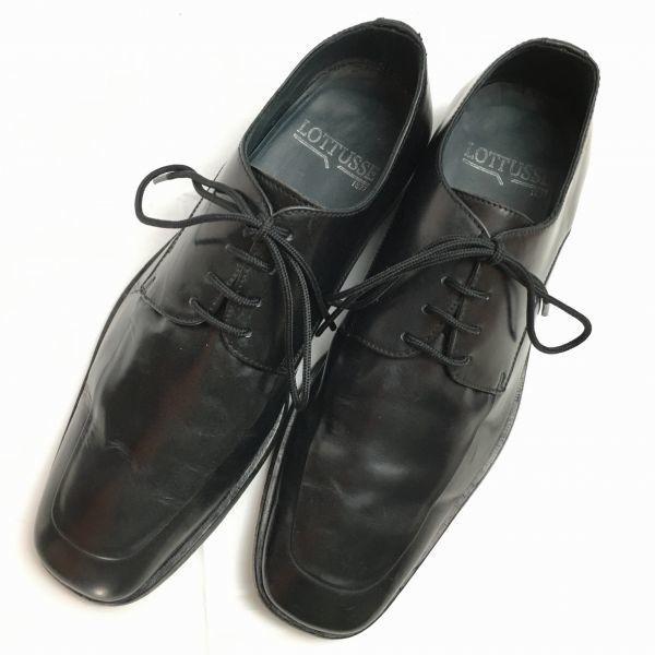

Vintage LOTTUSSE U-Tip Business Shoes Black Size 6.5 25.025.5(USED)