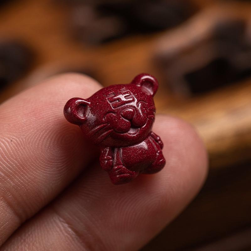 Roter Zinnober Tierkreis Cartoon DIY Zubehör