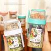 Portable Blender Double-layer PP Salad Cup with Fork Seal Washable Light Meal Scale Juice Cup  Large Capacity Fat Reducing Cup