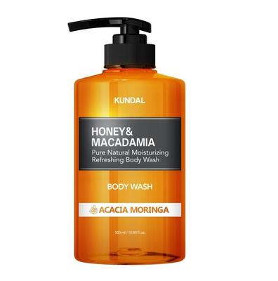 Nourishing Aromatic Shower Gel Honey & Macadamia Body Wash Acacia Moringa 500 Ml