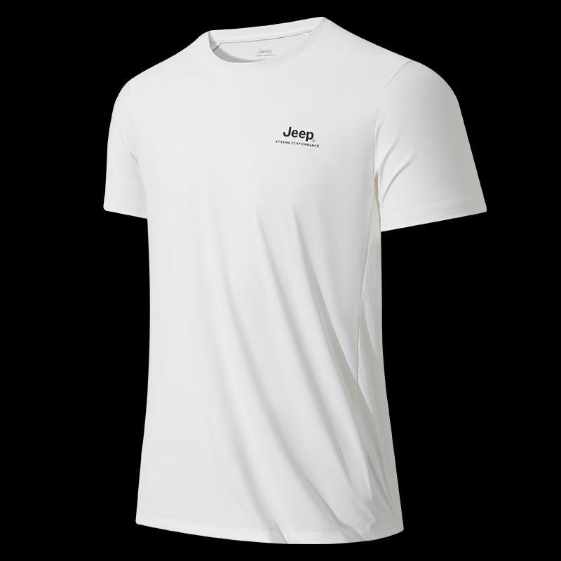 Jeep Men's Outdoor Round Neck Short Sleeve T-Shirt