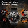 2025 Novo Relógio Inteligente Homem 1000mAh Longa Espera Outdoor Smartwatch Homens Lanterna LED À Prova d'água Frequência Cardíaca Esporte Chamada BT Smartwatches