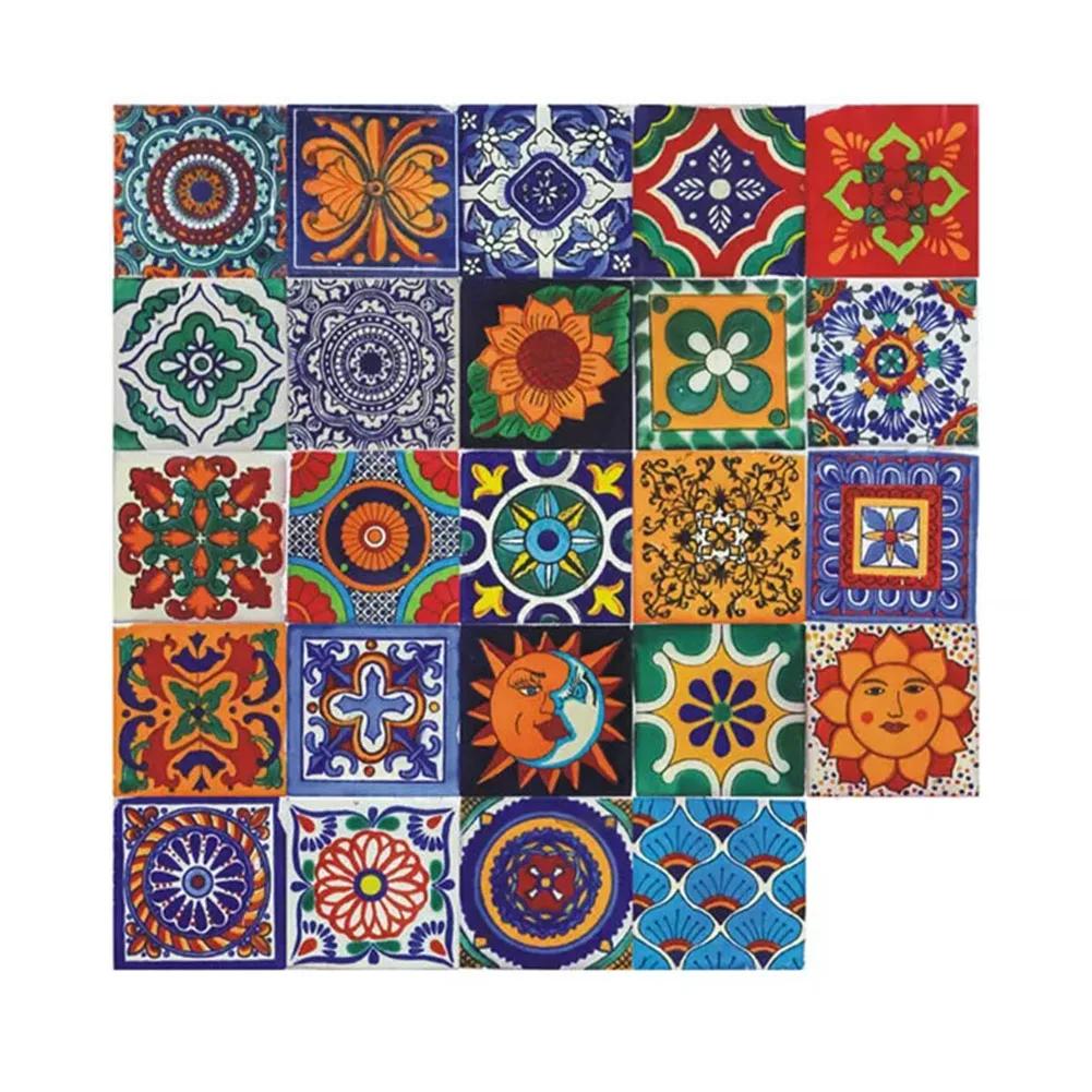 

Home Decor Tile Mosaic Stickers Easy To Clean Easy To Install Unique Tile Mosaic Design Various Sizes Versatile Use 10x10CM