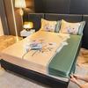 New Cartoon Osaka Ice Silk Bed Sheet Ice Silk Cool Mat Three-piece Set Washable Soft Mat Air Conditioning Mat Bedspread Bed