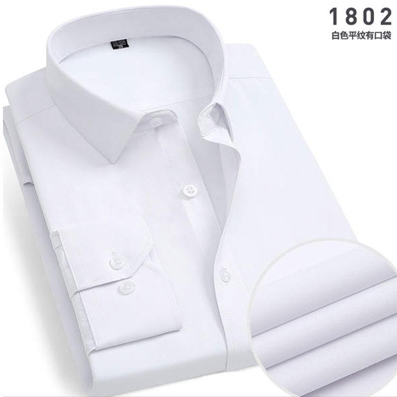 Spring New Men's Striped Long-sleeved Shirt Non-ironing Anti-wrinkle Comfortable Breathable Business Casual Fashion Slim Fit