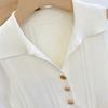Casual Solid Color Sexy Commuting Sweet Button Lapel Vest For Women