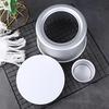 1Pc Aluminum Alloy Round Pork Pie Dish DIY Making Cakes Silver Mini Cake Tins Small Pans Mold