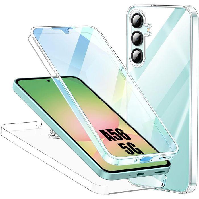 Protective Case - BOOLING - Samsung Galaxy A56 5G - Full - Transparent - Shockproof