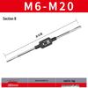 Feingewinde Handgewindebohrer M8-M20 Satz (5 Stücke)