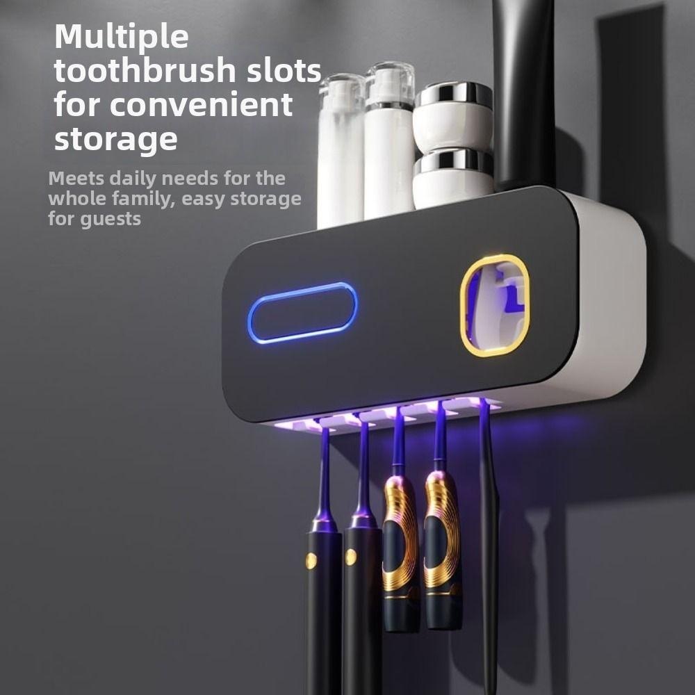 USB Charging UV Toothbrush Sterilizer Wall Mounted Toothbrush Holder Organizer Personal Care
