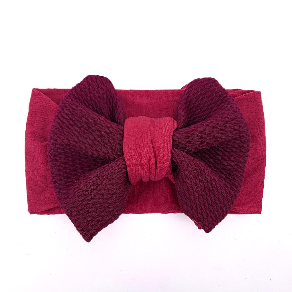 Spring 2022 Nylon Bow Hairband for Infants & Toddlers - Skin-Friendly & Breathable