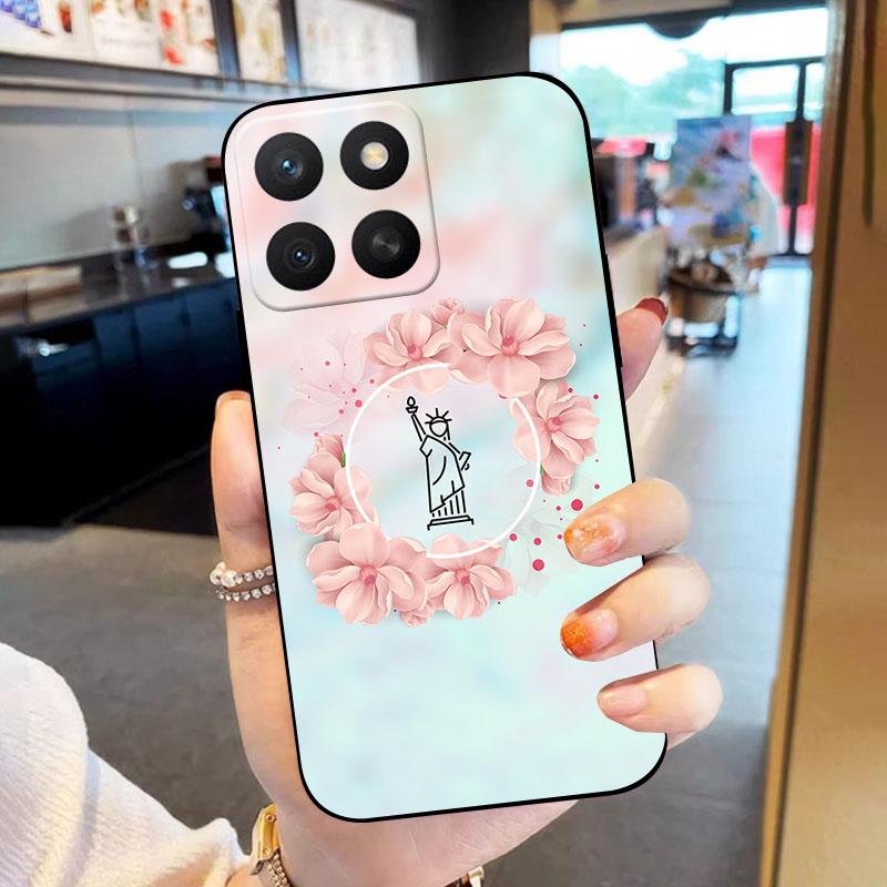 For Honor X8C Case Fashion Soft Silicone TPU Phone Case Back Cover For Honor X8C Protective Cover Fundas Coque Shockproof Bumper