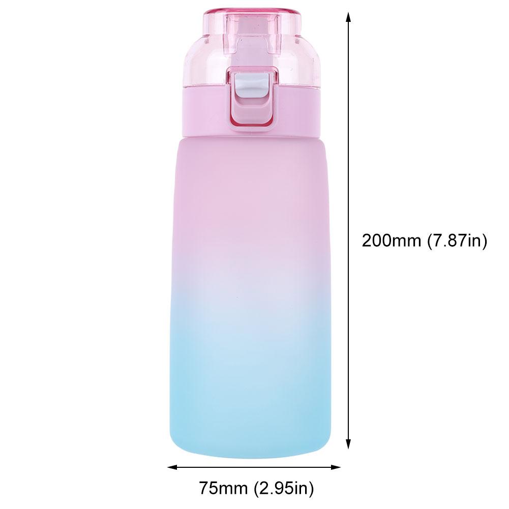 600ML Air Water Bottle Drinking Cup Scent Water Cup Tritan with 7 Flavour Pods Fruit Fragrance Water Bottle  for Outdoor Sports