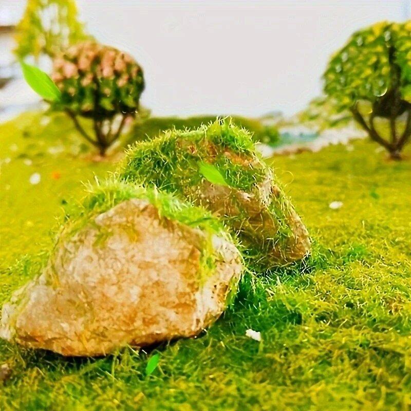 1Bag Micro Landscape Decoration Artificial Grass Powder DIY Accessories Garden Craft Building Model Material Artificial Moss