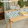 1PC NAPEARL Hot Selling Versatile Christmas Elk Pattern Cotton and Linen Printed Tassel Table Runner Dinner Table Decorative for Home Table