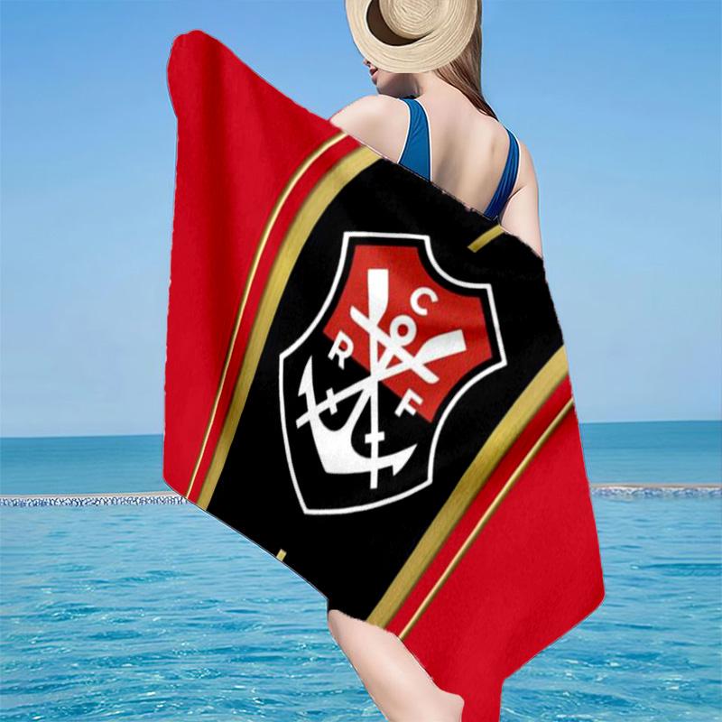 FLAMENGO Shield Emblem Beach Towel, Quick-drying, Easy to Care for, Use for Both Fitness and Beach Vacations,Sports Essential Fan Gift