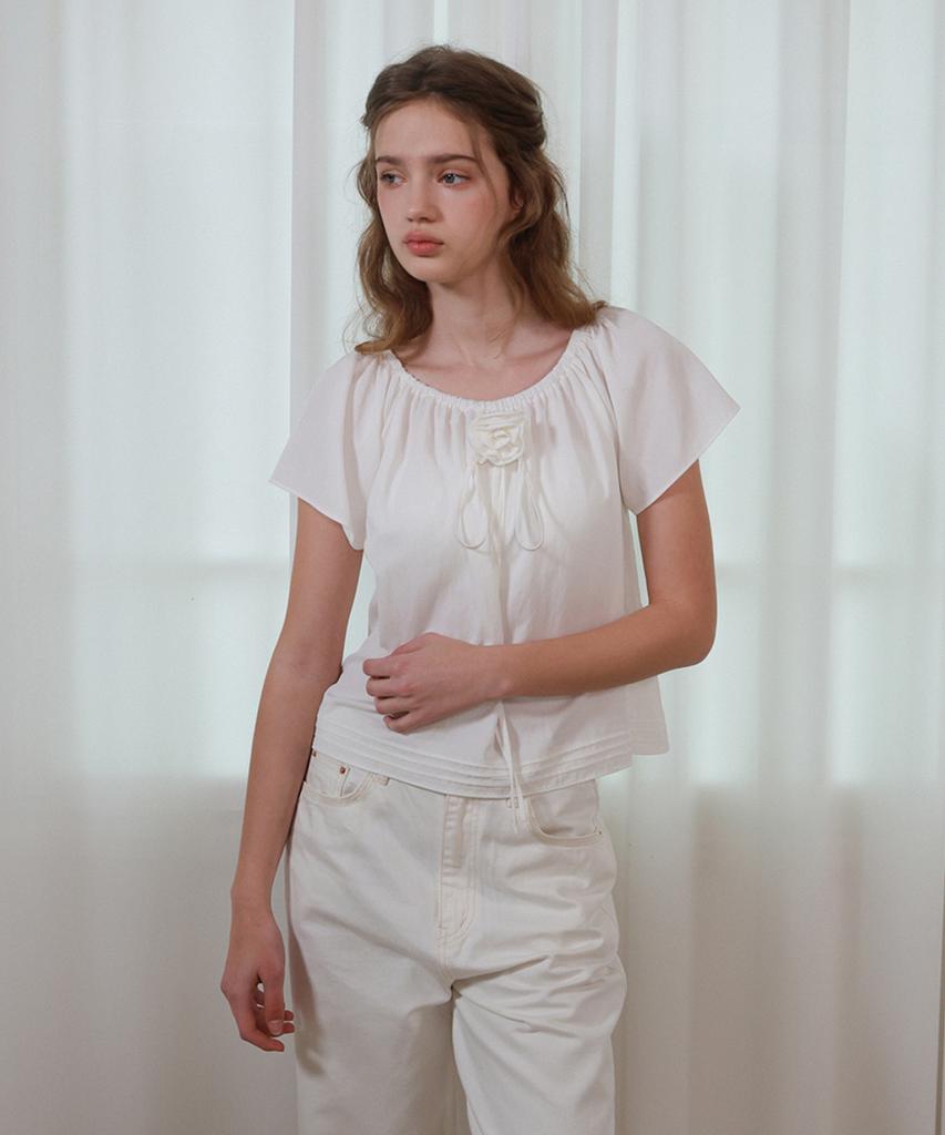 Shearing Claire Blouse_[Ice]