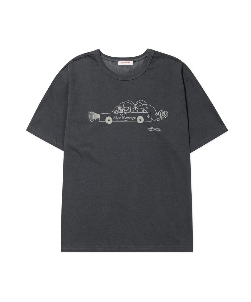 Mimdeowodeulobeu Burureu X Mimthe Love Delivery T-Shirt_White