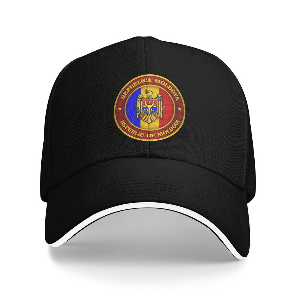 Summer Moldova Flag  Baseball Cap  Running Hippie Fashion Custom DIY Sun Hip Hop Hats Female Male Adjustable Snapback Cap