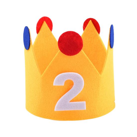 Narozeninová párty čepice Pohodlná velikost Ručně vyráběná koruna ve tvaru široké škály aplikací Okrasná párty dekorace Odolná proti opotřebení Dekorace na narozeninovou párty