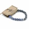 Sodalite Gemstone Bracelet Faceted Magnetic