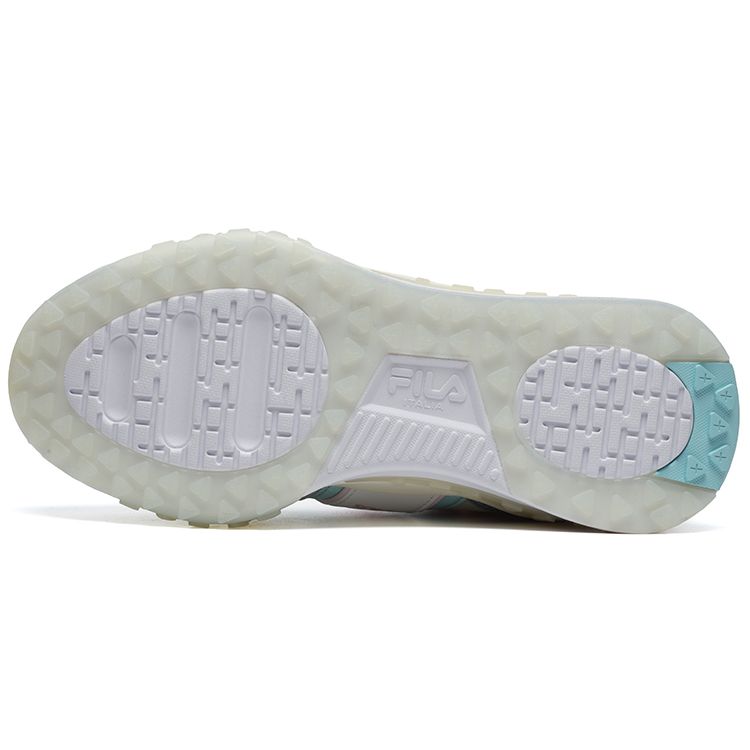 FILA Brick Retro Sports Low-Top Lifestyle Shoes Women sneaker Gray Blue Pink F12W231125FSB