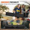 Outdoor Movie Screen w/ Stand, 150" Portable Movie Screen, 16:9 HD Wide Angle Outdoor Projector Screen, Front & Rear Projection, w/ Storage Bag &