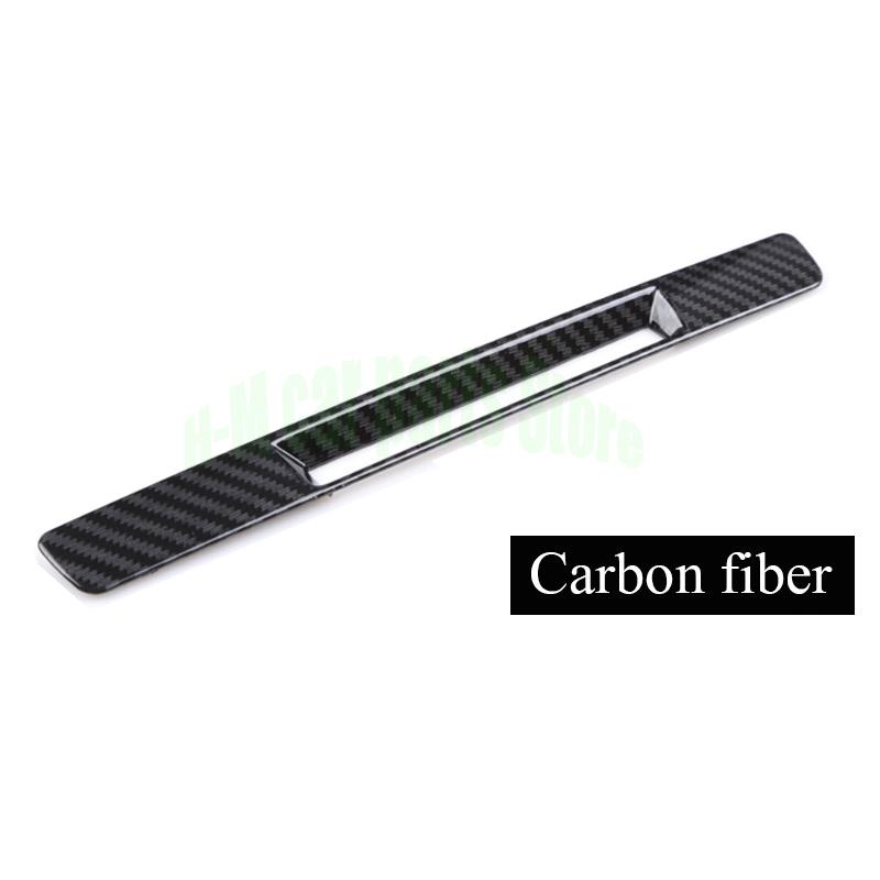 For Mazda CX-3 CX32017 2018  Car Console Center Chair Heating Display Panel Cover Frame Carbon Fiber Interior