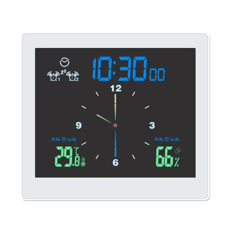 

New Bathroom Waterproof Wall Clock Shower Clocks Timer Digital Electronic Wall Clock Kitchen Washroom Time белый