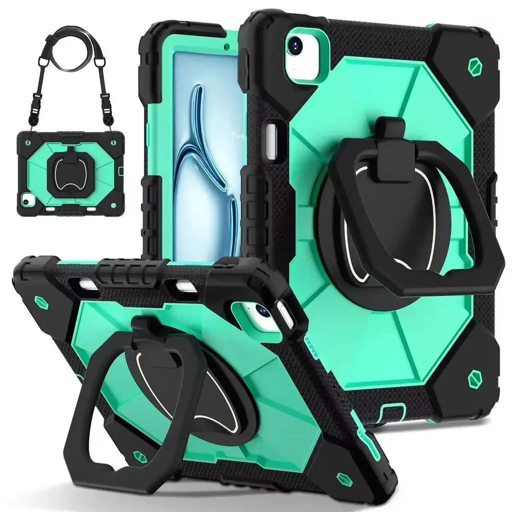 Shockproof Tablet Cover For iPad Air 11 Pro 13 M2 M3 Air 5 4 10th 10.9"11th Generation 7/ 8/ 9th 10.2 Rugged Armor Kids Case
