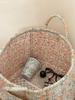 Foldable Floral Laundry Hamper: Lightweight, Portable, and Multi-use Storage Basket