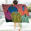 Serviette de plage en microfibre de l'artiste célèbre Y-Yayoi Kusama Absorbante Séchage rapide Douce Serviette pour Yoga Natation Vacances en station de montagne Alpinisme
