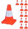 30cm Reflective Traffic Cone U-23 Traffic Cones Set 12 Pcs