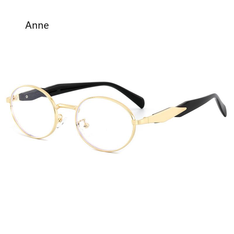 New Retro Small Oval Metal Frame Women Sunglasses UV400 Men Punk Sun Glasses Gafas De Sol Mujer Luxury Designer Vintage