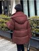 Women’s Short Hooded Windproof Thicken Warm Winter Jacket With Belt