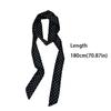 Polka Dot Vintage Neckerchief Chiffon Silk Scarf Vintage Design Waist Belts  Outfit Matching