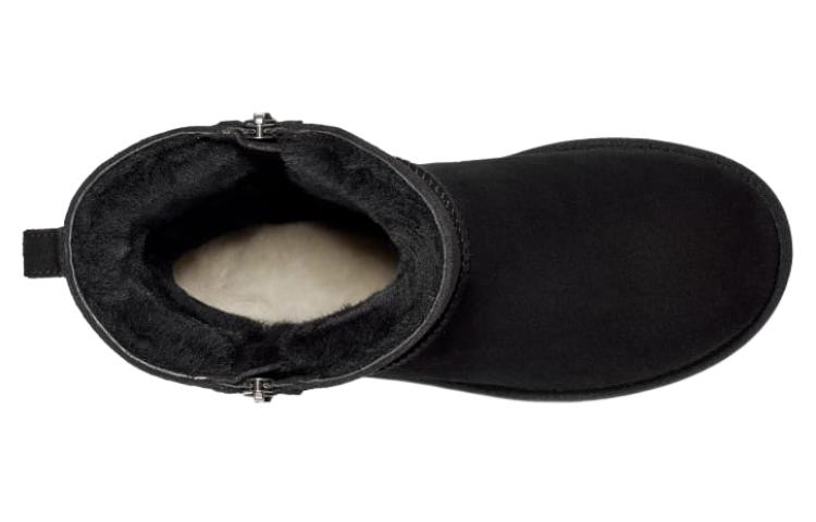 Women's Sneakers UGG Classic Short Zip 'Black' Women's