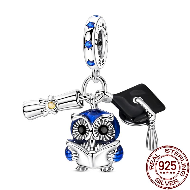 New Charms Copper Cute Animal Pets Charm Beads Fit Snake Chain Bracelet Necklace Women Diy Jewelry