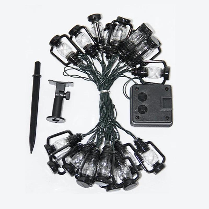 

10/20/30/50/100 светодиодных гирлянд, ретро керосиновая лампа, светодиодные гирлянды, рождественская гирлянда, питание от батареек, для улицы, для двора, для дома, для украшения вечеринки 5M20LED Solar energy