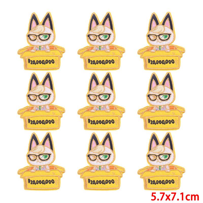 10 Pcs/lot Wholesale Embroidery Patch Iron On Patches For Clothing Patches On Clothes Jackets Decor Applique Sew Supplies