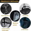Borsa Magnetica da Palestra Portabottiglie con Tracolla Regolabile Grande Capacità Unisex Marsupio Fitness Confezione da Due