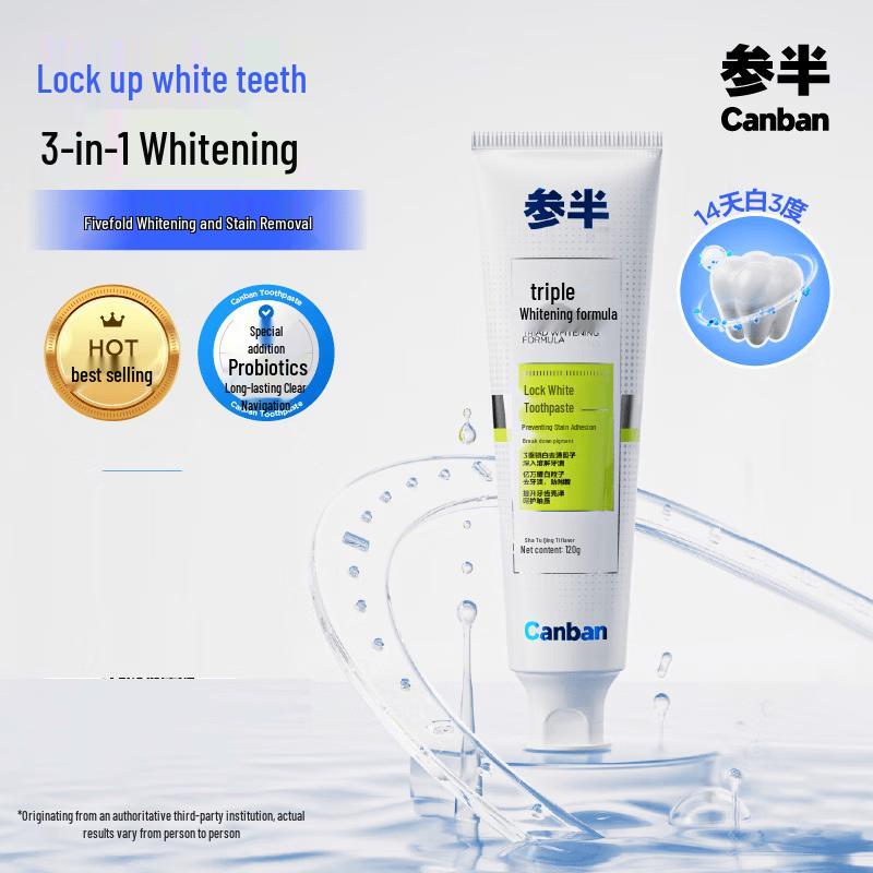 Canban Освежающая виноградная паста для зубов Lock White