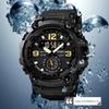 Skmei 1637 Quartz Analog Digital Original Brand Quartz LED Dual Display Chronograph Wristwatch Men Waterproof Electronic Watches