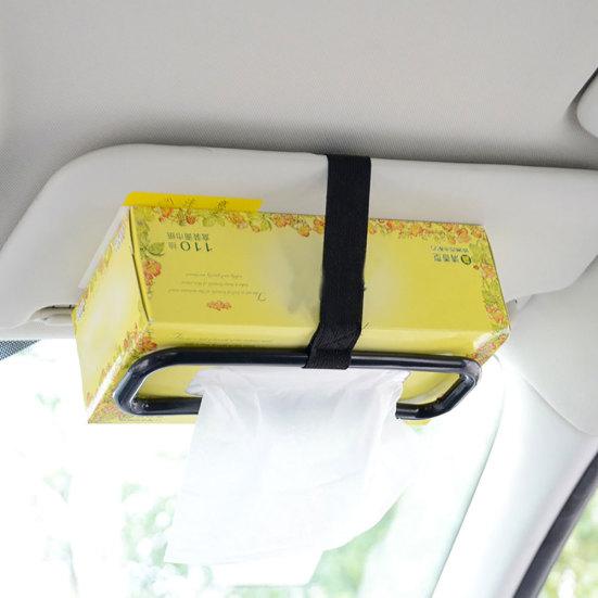 Universal Car Auto Seat Back Sun Visor Tissue Box Holder Paper Napkin Bracket