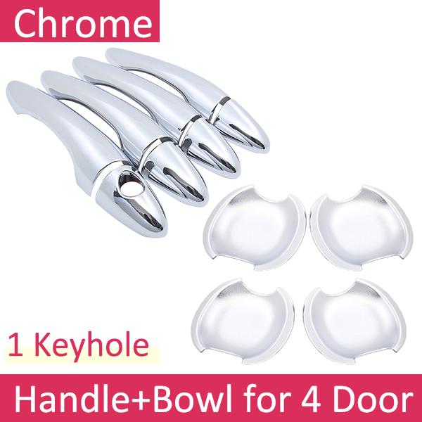 For KIA Sportage MK3 SL 2011 2012 2013 2014 2015 Chrome Door Handle Cover Exterior Trim Catch Car Cap Stickers Accessories