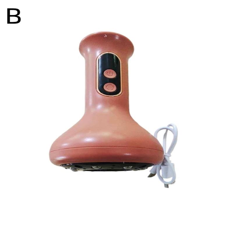 Rechargeable Scraping Massager Vibration Hot Compress Meridian Brush Body Shaping Lymphatic Detoxification Dredging