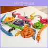 Adorable Colorful Plush Snake Toy Soft Pp Cotton Ideal For Fun Gags And Company Gifts