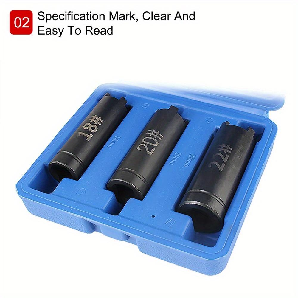 3PCS Starter Disk Removal Tool Motorcycle Repair Wrench Tool Four-claw Sleeve Motorcycle Clutch Nut Removal 18mm 20mm 22mm