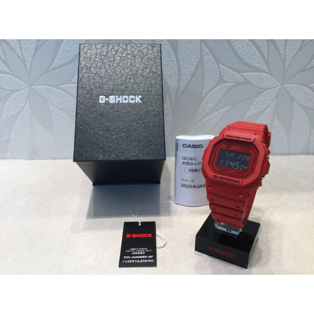 [New] G-SHOCK DW-5600RRB-4JF Watch Red  Unused
