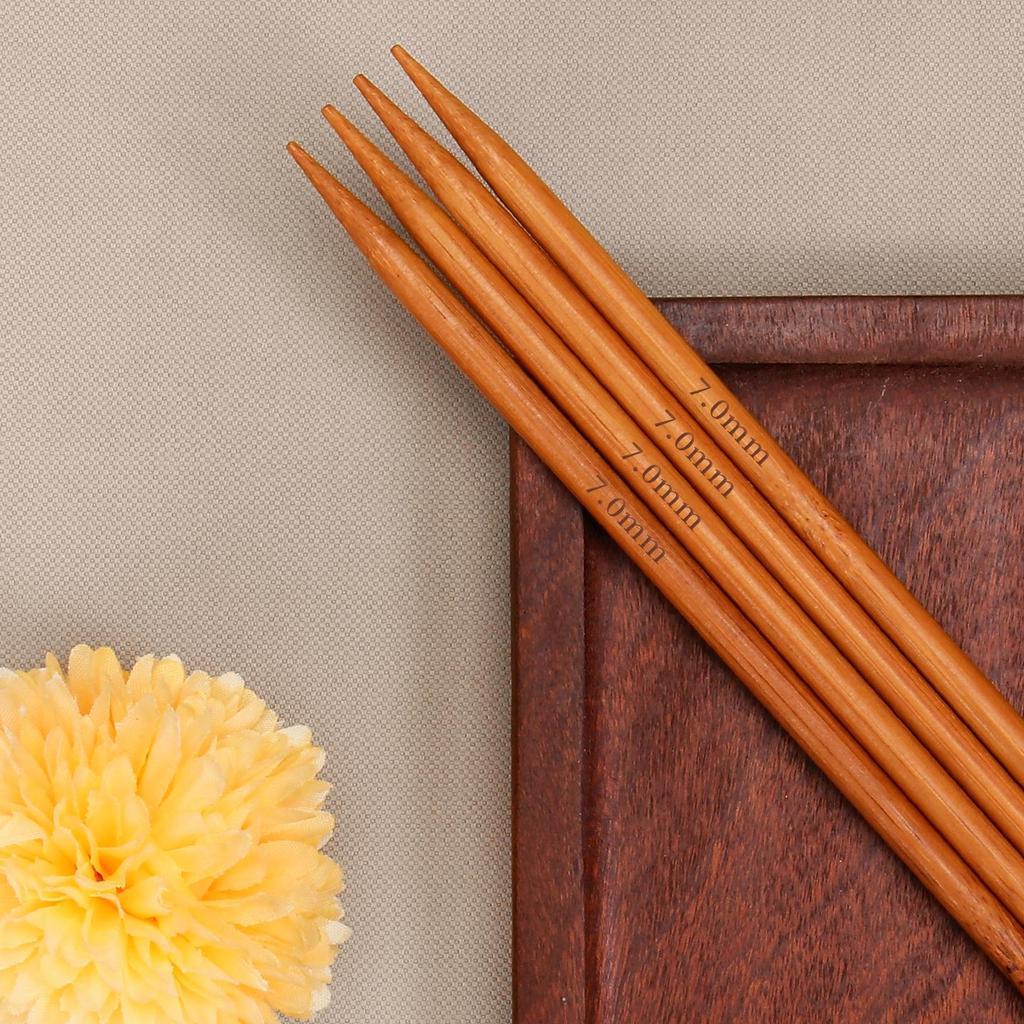 Zestaw bambusowych drutów do robienia na drutach: Pełny zestaw do szalików, swetrów i nie tylko